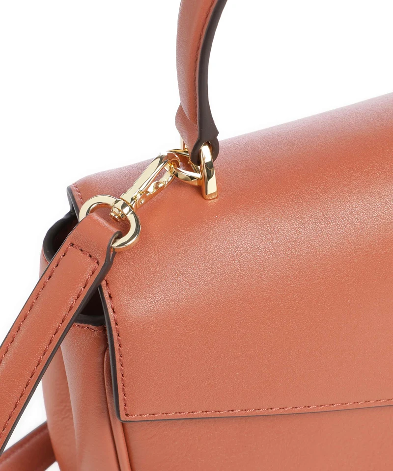 Lauren Ralph Lauren Farrah Small Bolso de mano red terracotta