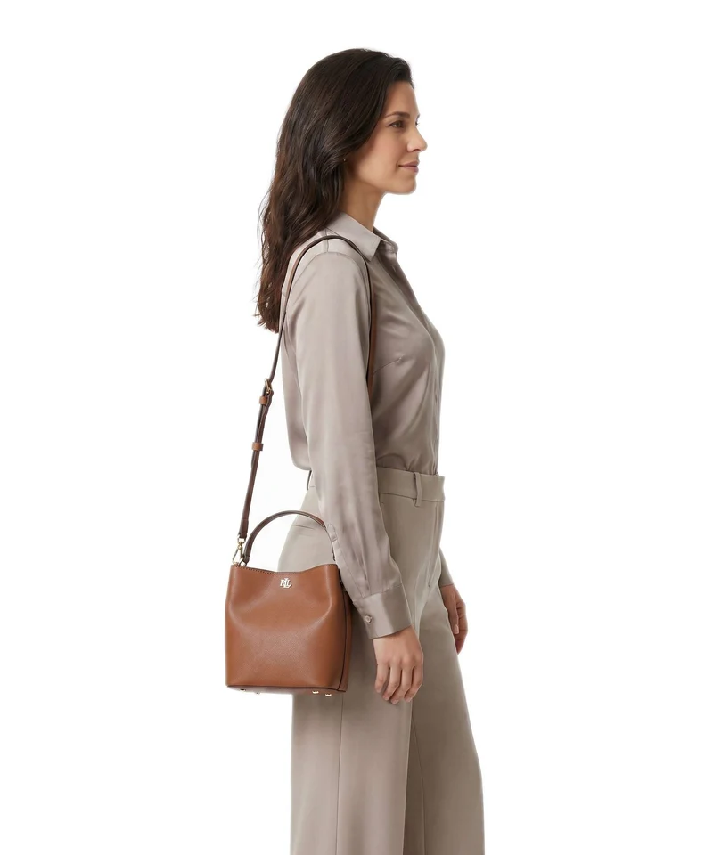 Lauren Ralph Lauren Reese Small Bucket bolso de mano lauren tan