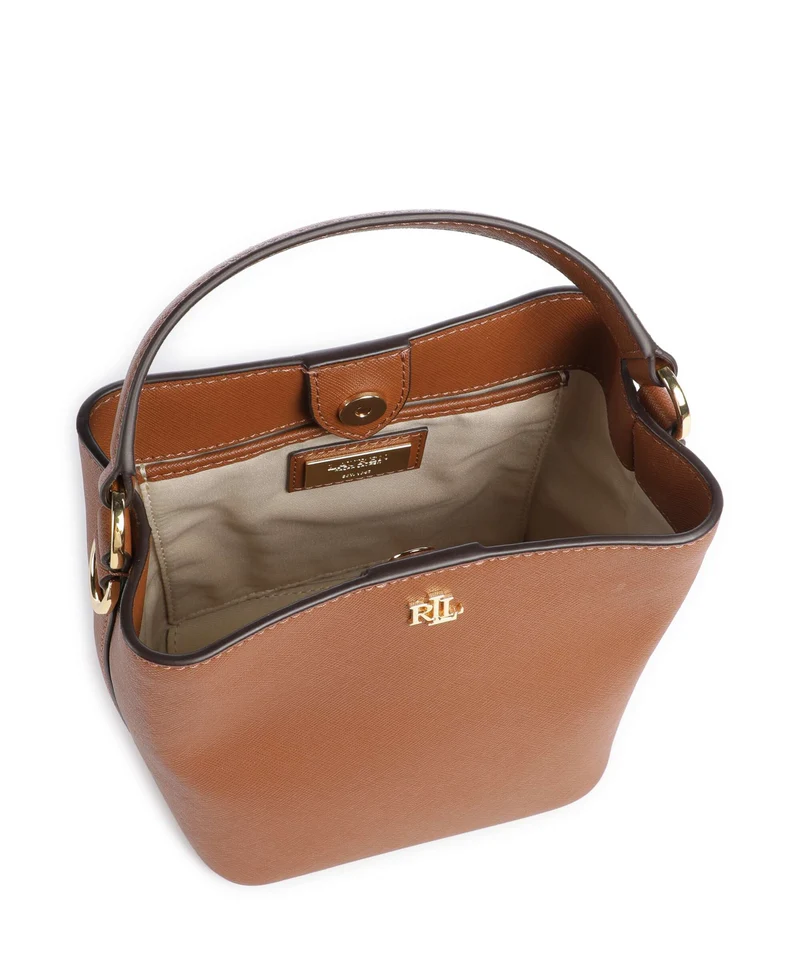 Lauren Ralph Lauren Reese Small Bucket bolso de mano lauren tan