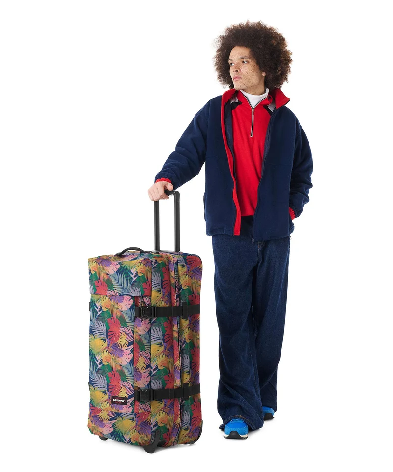 Eastpak Tranverz L Bolso de viaje con ruedas retro navy