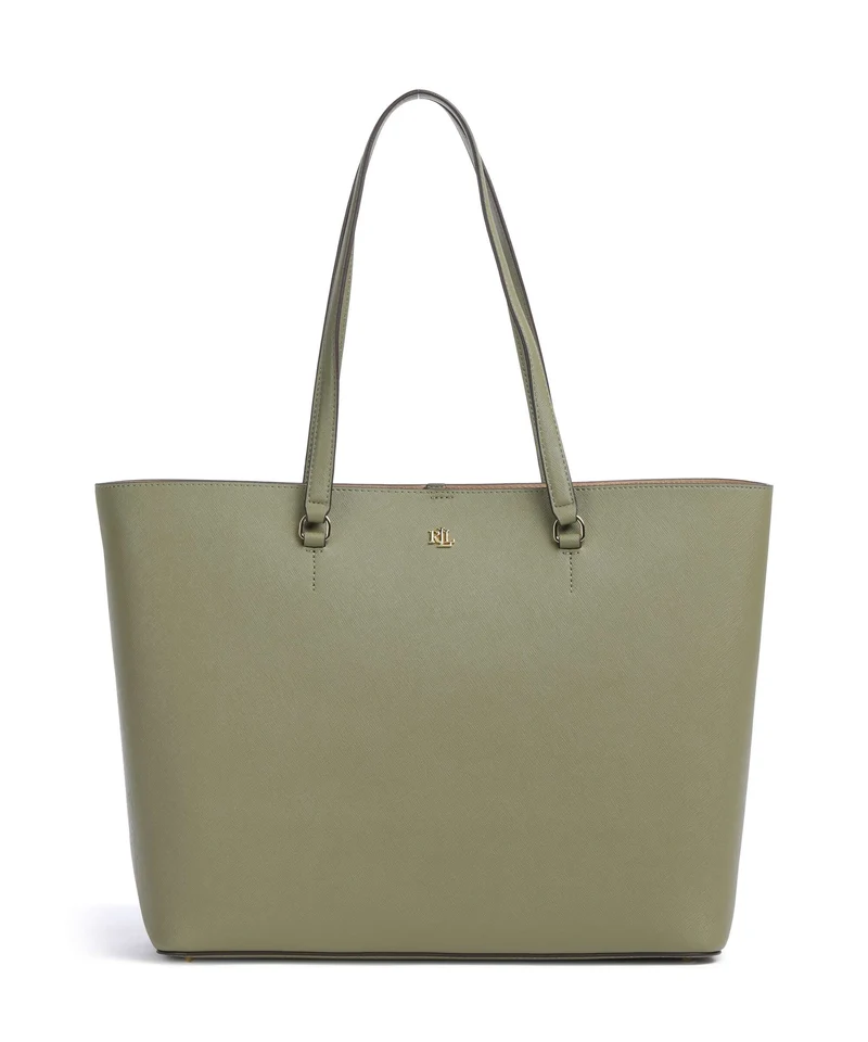 Lauren Ralph Lauren Karly Large Bolsa shopping sage green