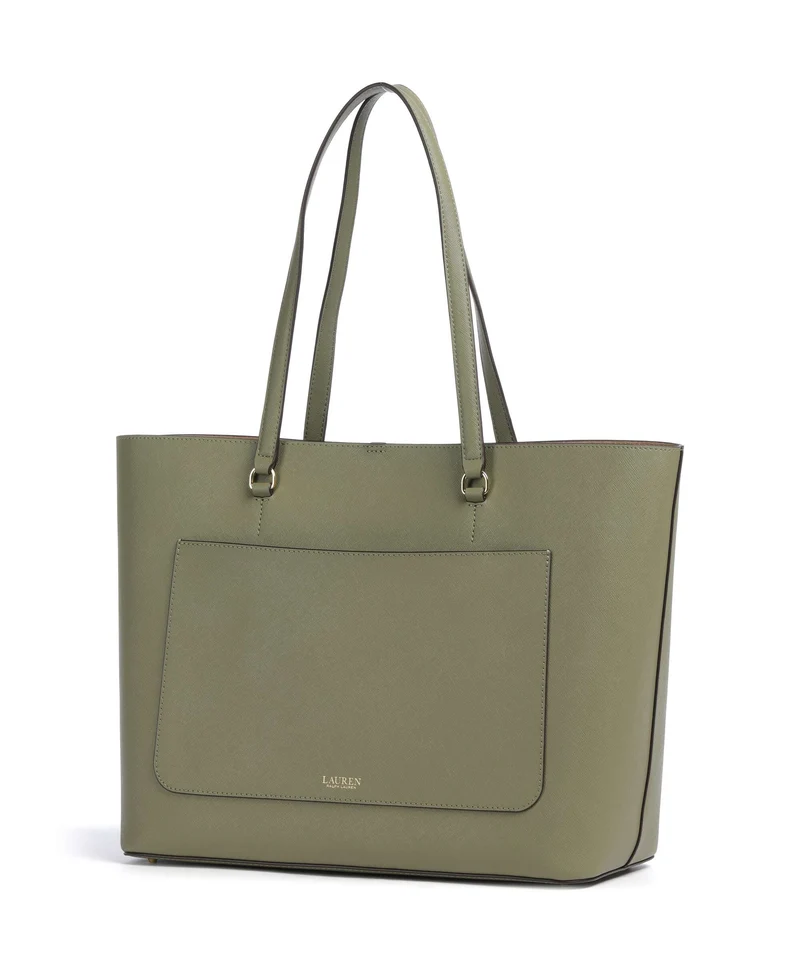 Lauren Ralph Lauren Karly Large Bolsa shopping sage green
