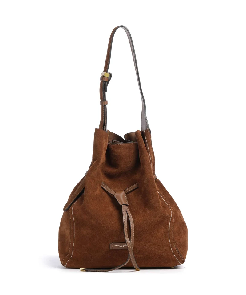 Gianni Chiarini Sienna Bucket bolso de mano cognac