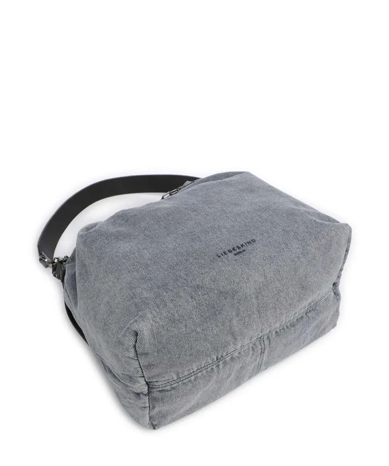 Liebeskind Lya II Denim M Bucket bolso de mano blue denim