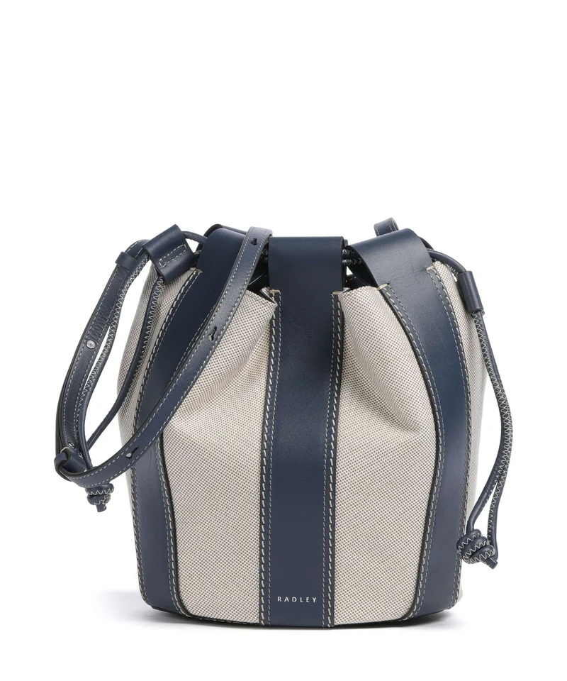 Radley London The Flora Medium Bucket bolso de mano naval