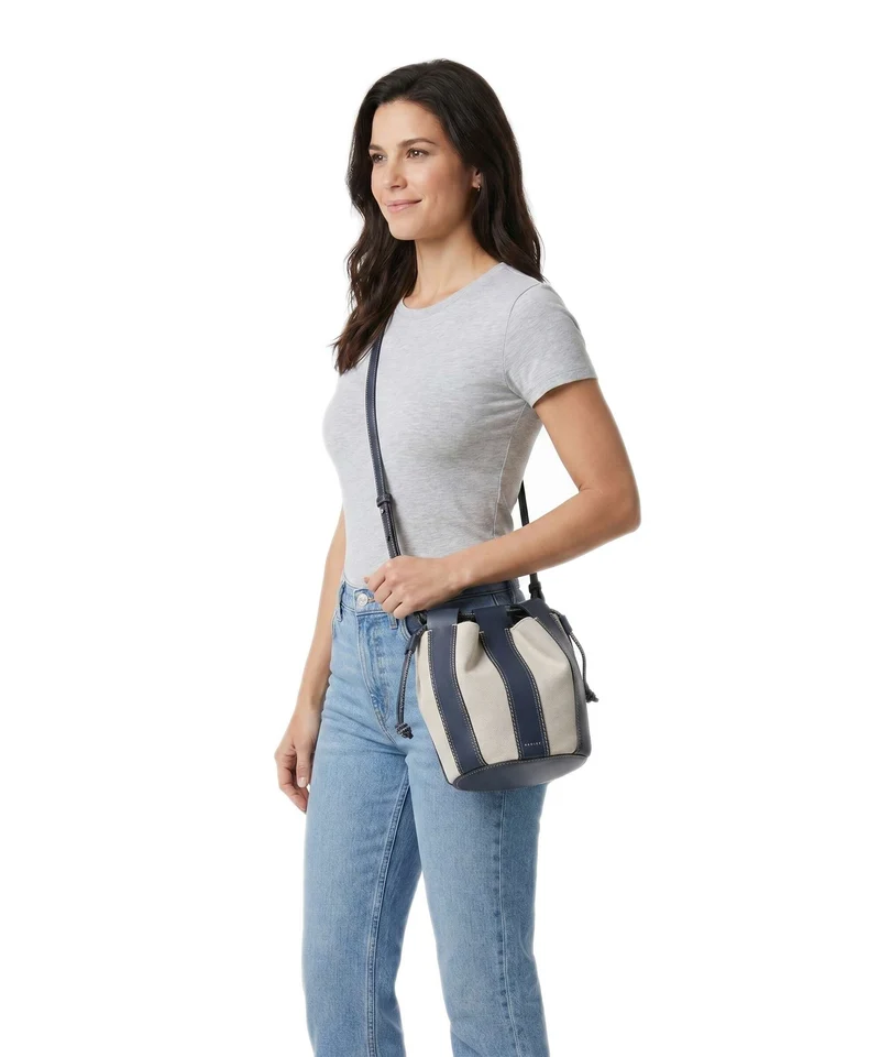 Radley London The Flora Medium Bucket bolso de mano naval