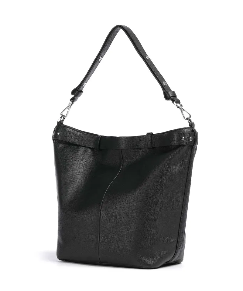 Liebeskind Zita Small Pebble L Bucket bolso de mano black