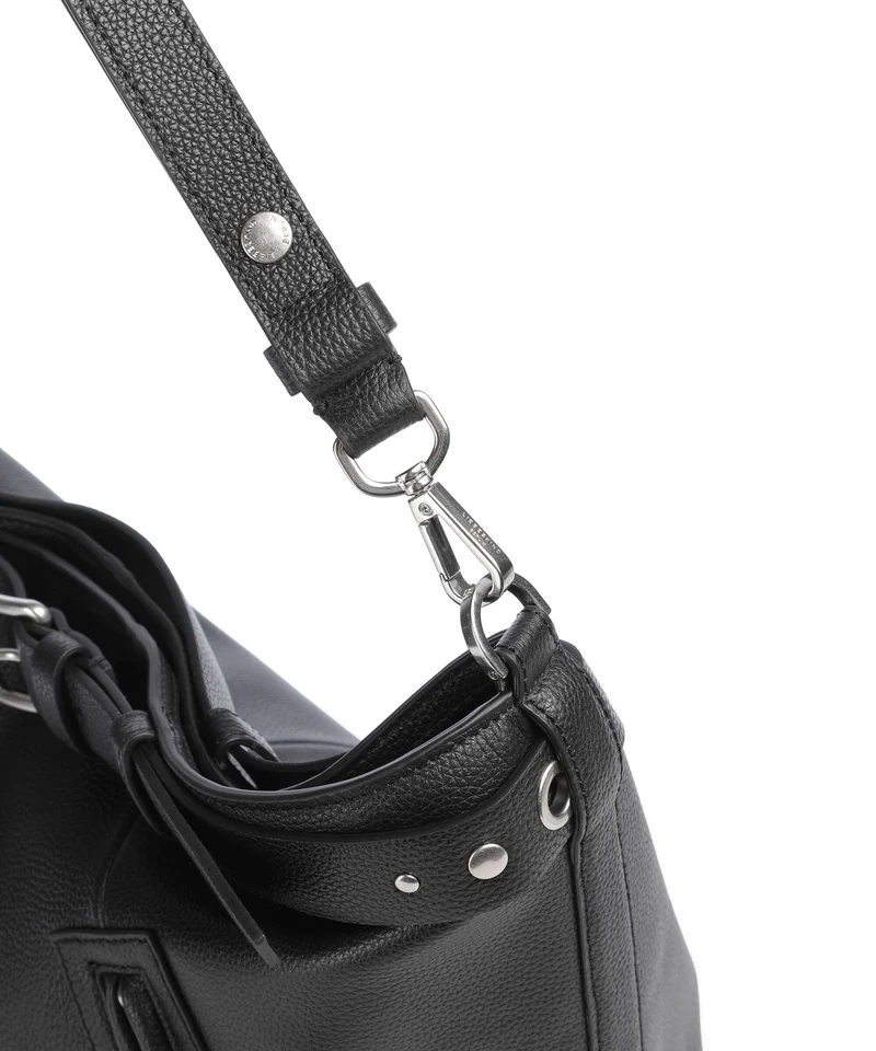 Liebeskind Zita Small Pebble L Bucket bolso de mano black