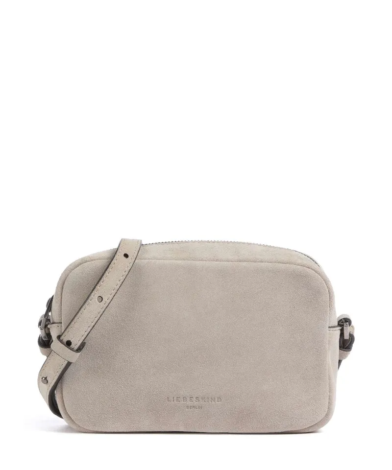 Liebeskind Ella Hydro Suede S Bandolera beige