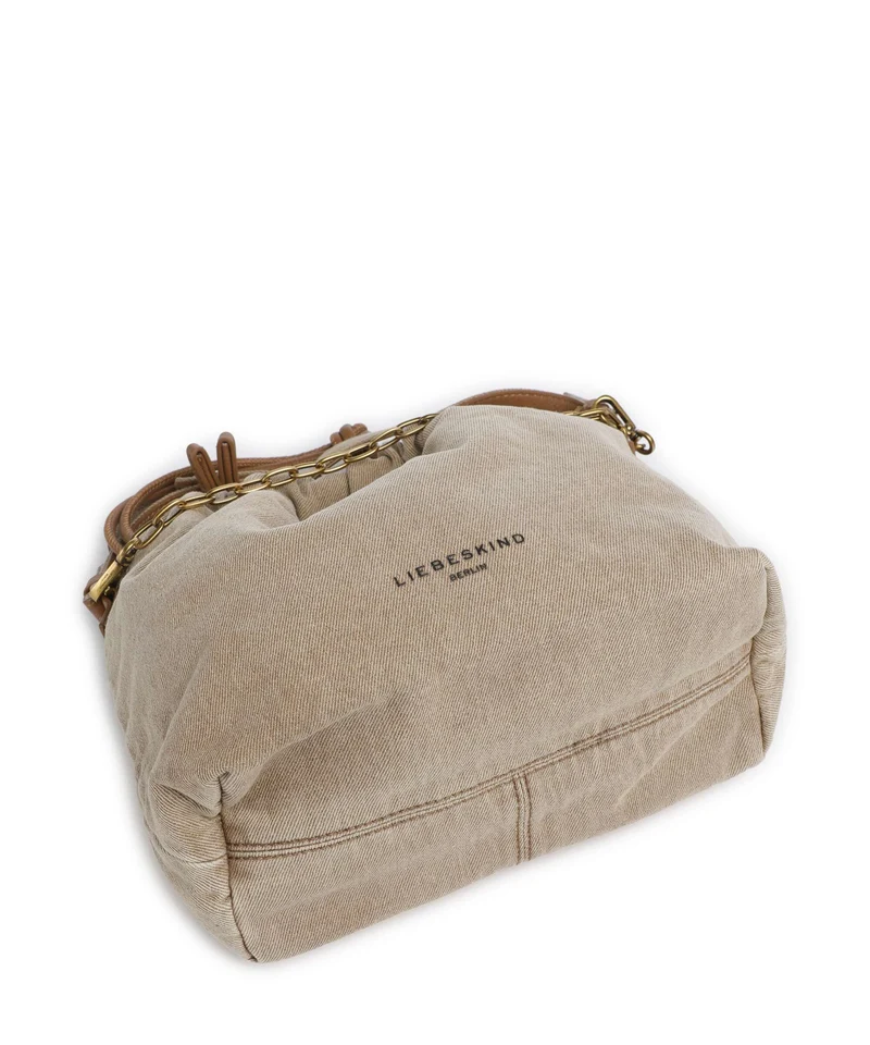Liebeskind Lya II Denim S Bucket bolso de mano beige