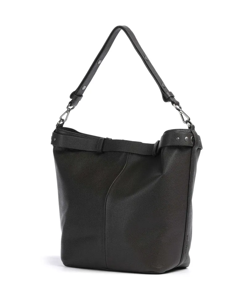Liebeskind Zita Small Pebble L Bucket bolso de mano deep soil