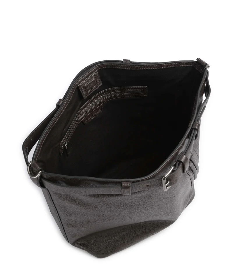 Liebeskind Zita Small Pebble L Bucket bolso de mano deep soil