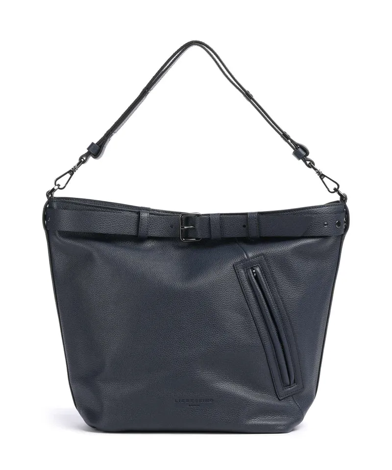 Liebeskind Zita Small Pebble L Bucket bolso de mano peacoat