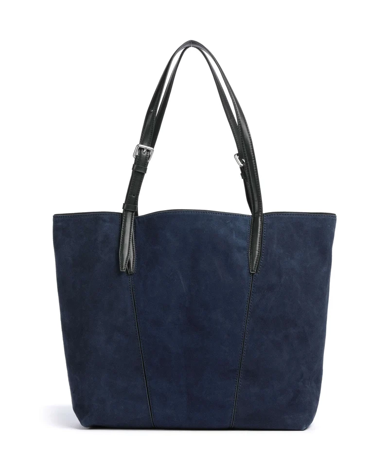 Liebeskind Una Recycled Suede M Bolsa shopping peacoat