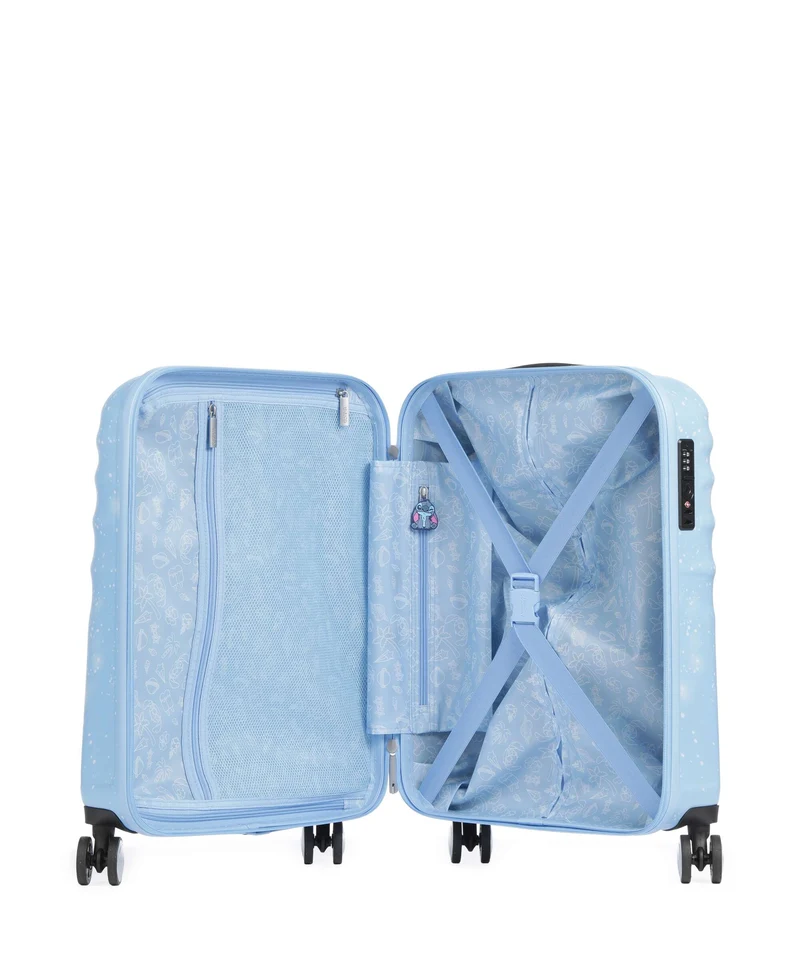 American Tourister Wavebreaker Disney Maleta con 4 ruedas stitch universe