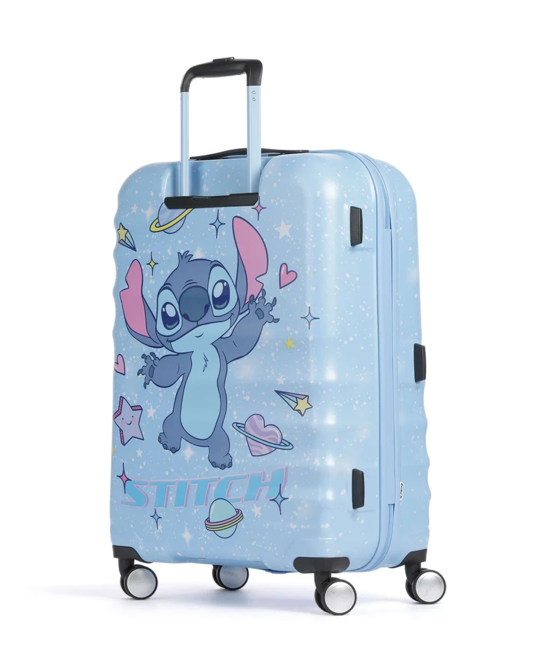 American Tourister Wavebreaker Disney Maleta con 4 ruedas stitch universe