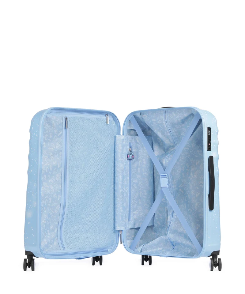 American Tourister Wavebreaker Disney Maleta con 4 ruedas stitch universe