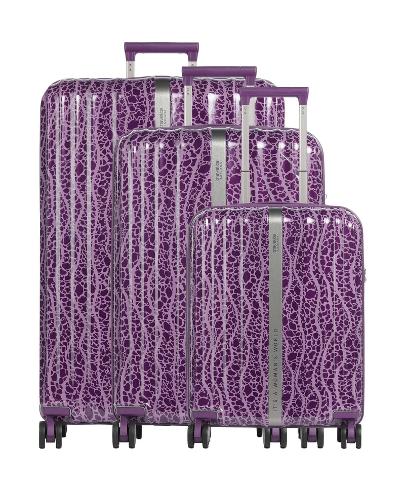 Travelite Lascana Edition Juego de maletas (4 ruedas) plum