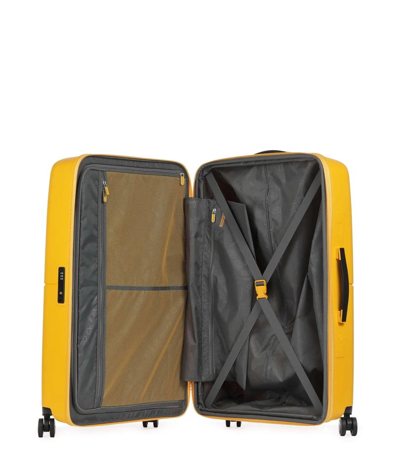 American Tourister Dashpop Maleta con 4 ruedas golden yellow
