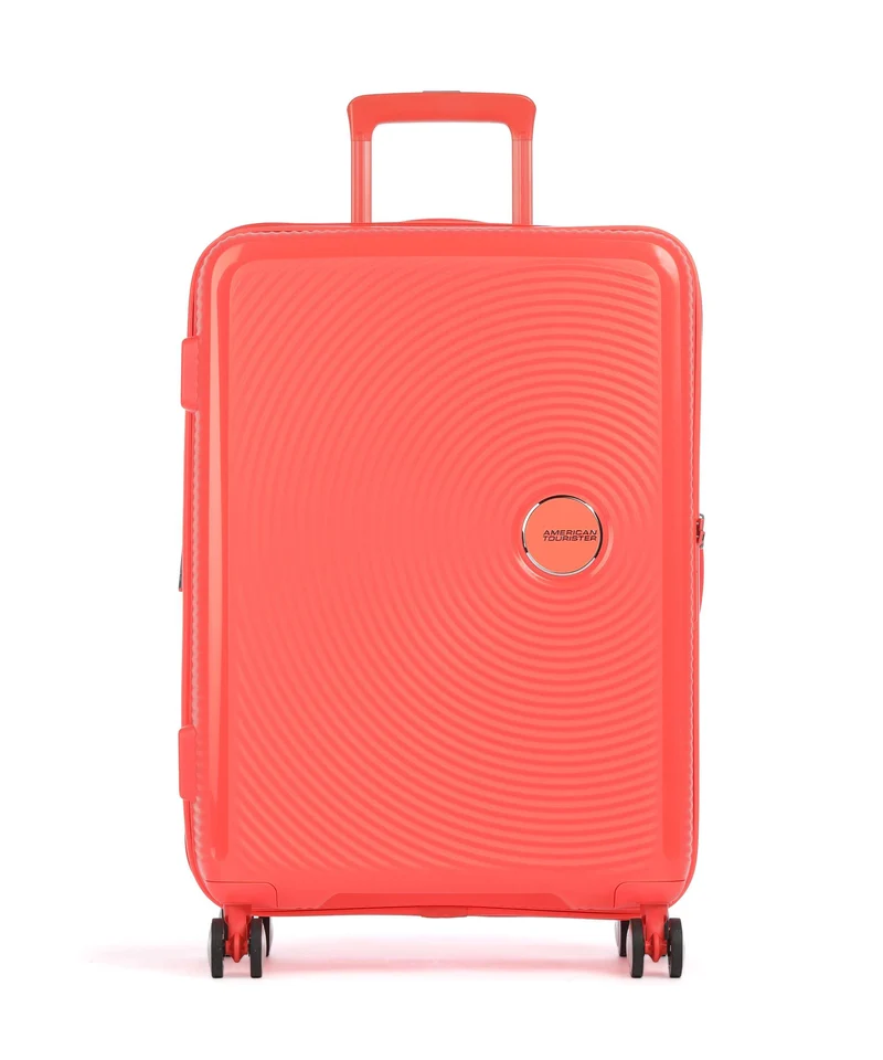 American Tourister Soundbox Maleta con 4 ruedas neon orange