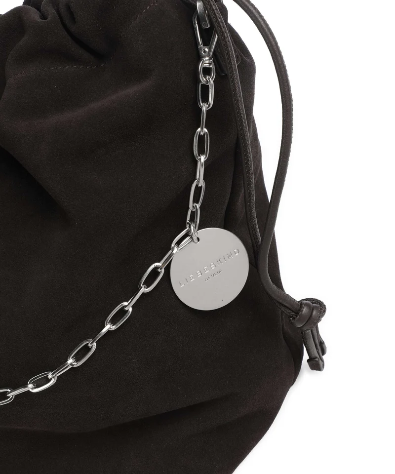 Liebeskind Lya II Hydro Suede M Bucket bolso de mano deep soil