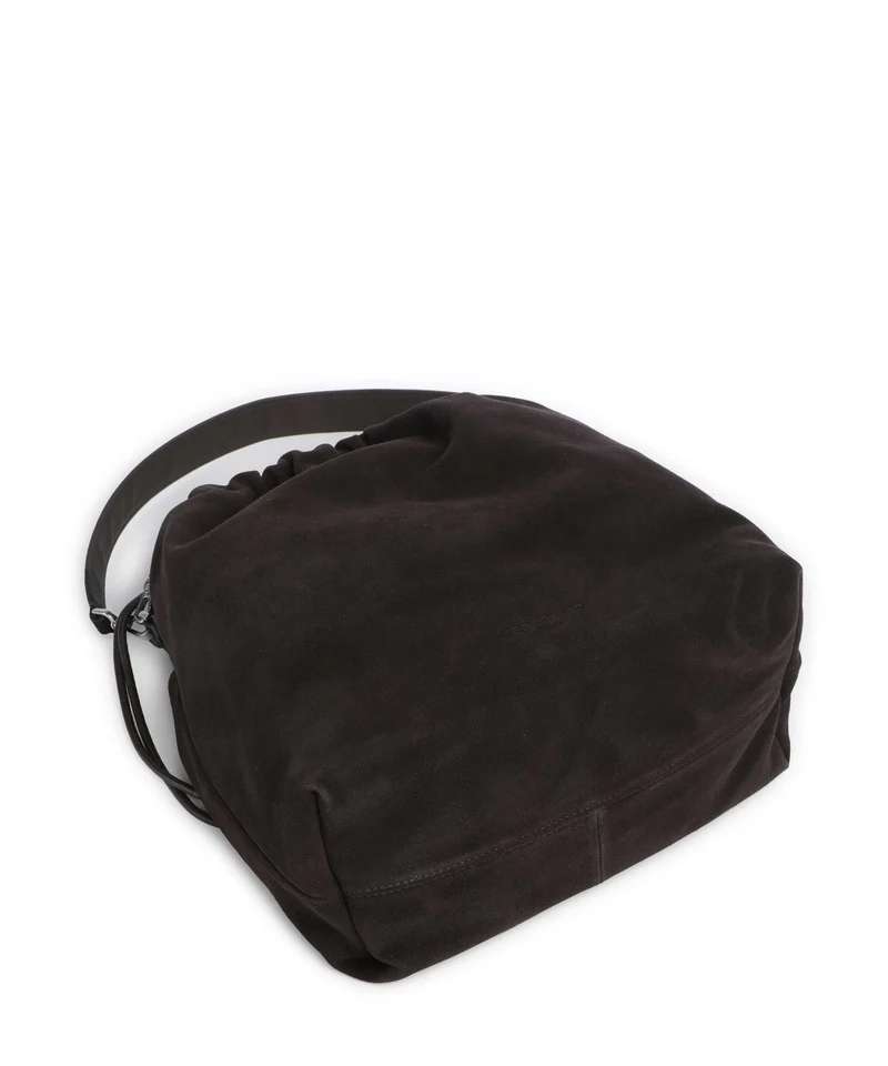 Liebeskind Lya II Hydro Suede M Bucket bolso de mano deep soil