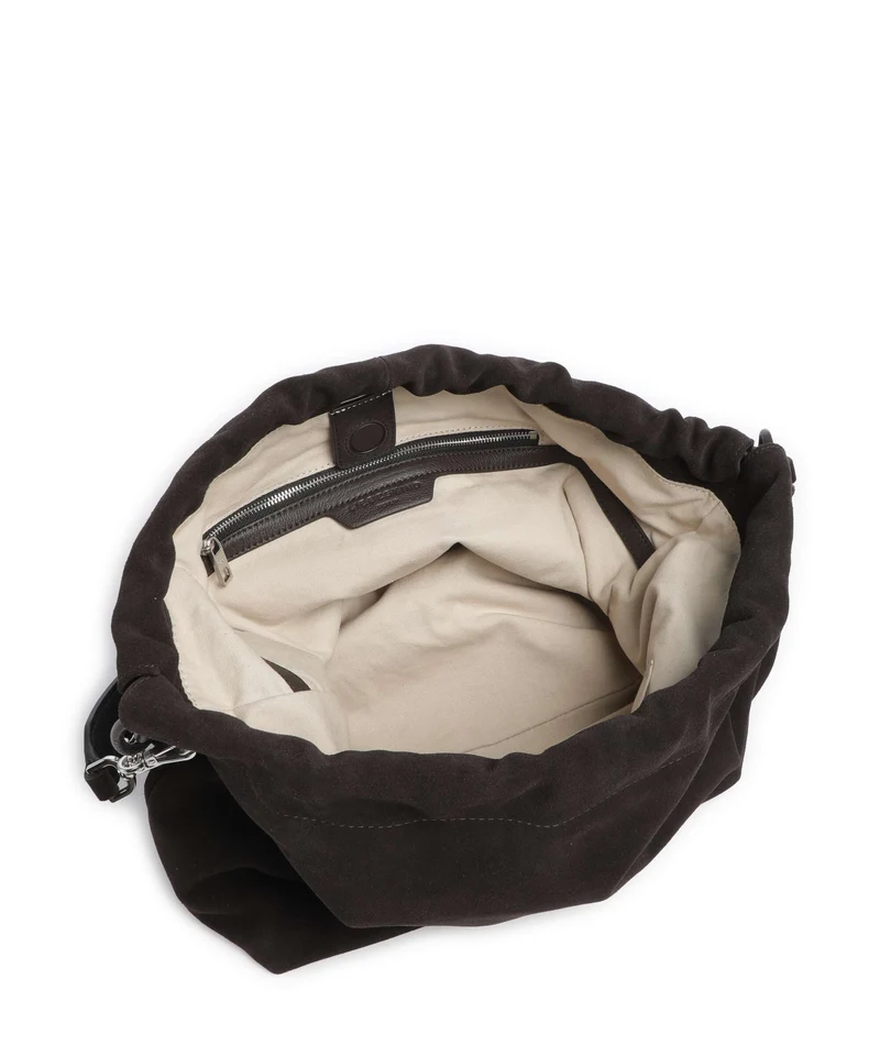 Liebeskind Lya II Hydro Suede M Bucket bolso de mano deep soil