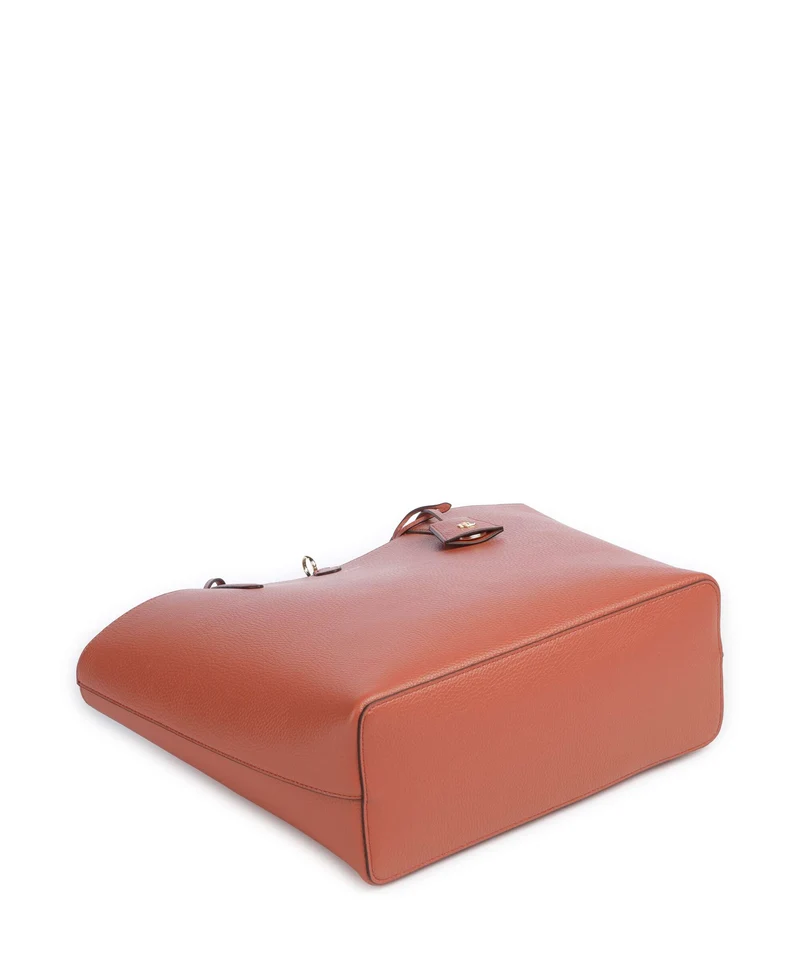 Lauren Ralph Lauren Medium Bolsa shopping red terracotta/pink sienna