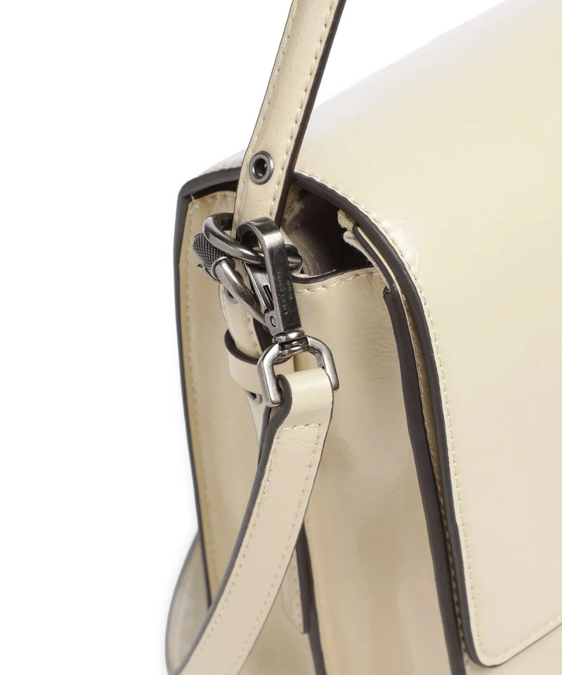 Liebeskind Audrey Recycled Lack Distressed M Bolso de hombro biscotti