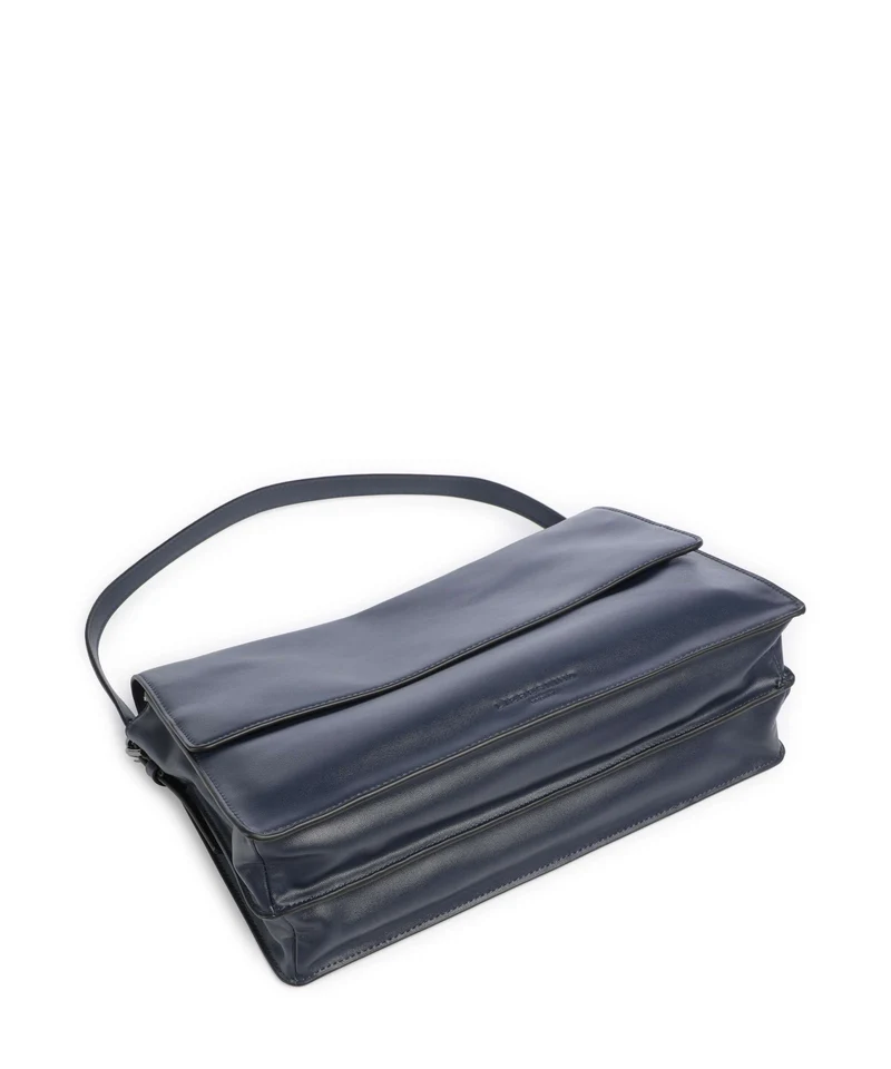 Liebeskind Audrey Recycled Soft Calf M Bolso de hombro peacoat