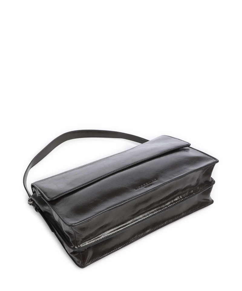 Liebeskind Audrey Recycled Lack Distressed M Bolso de hombro deep soil