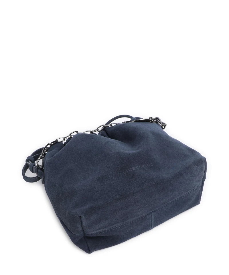 Liebeskind Lya II Hydro Suede S Bucket bolso de mano peacoat