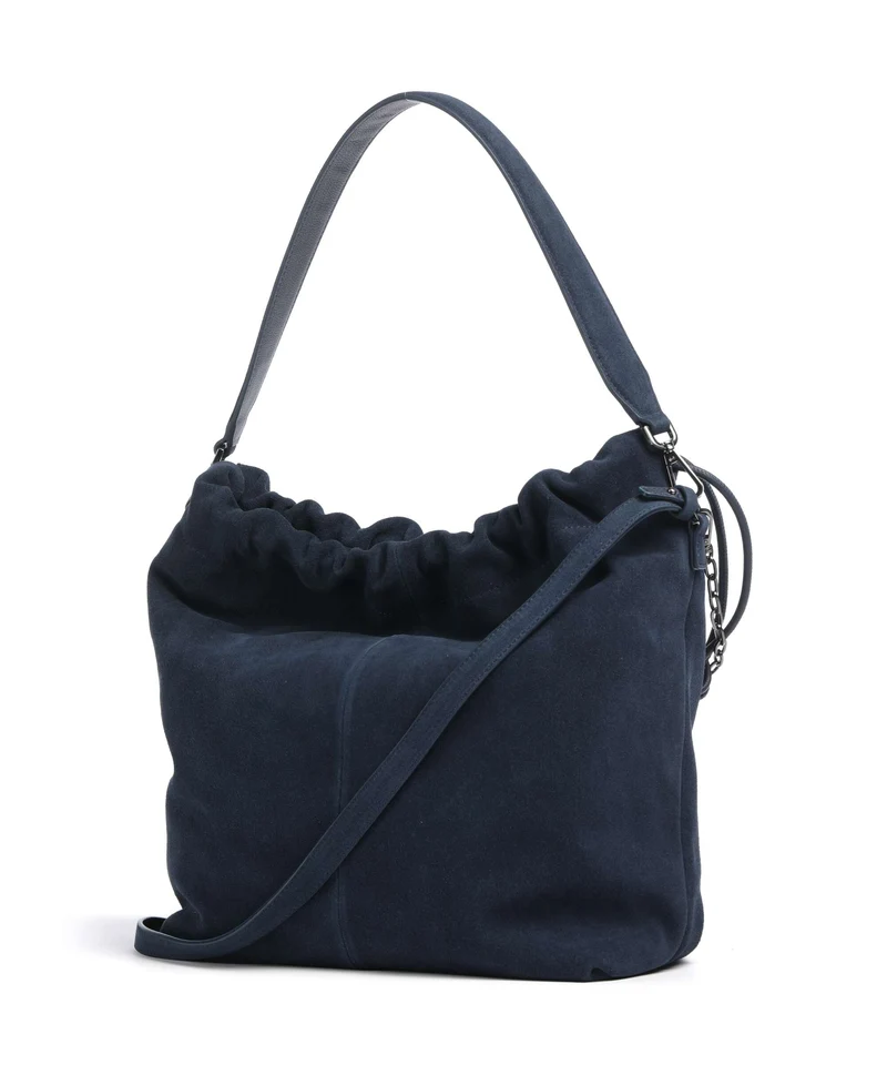 Liebeskind Lya II Hydro Suede M Bucket bolso de mano peacoat