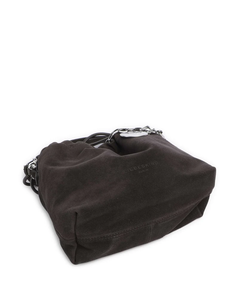 Liebeskind Lya II Hydro Suede S Bucket bolso de mano deep soil