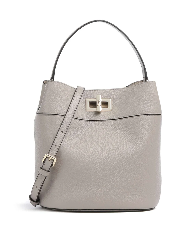 Furla Amelia M Bucket bolso de mano cachemire gray