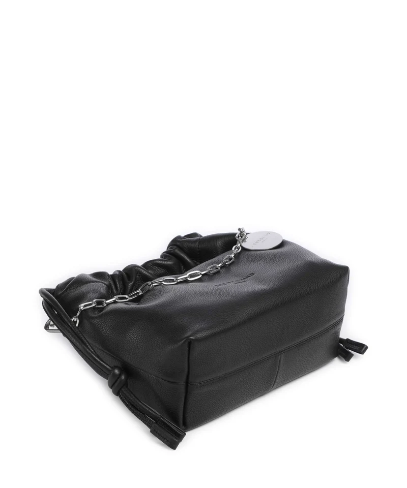 Liebeskind Lya II Small Pebble S Bucket bolso de mano black