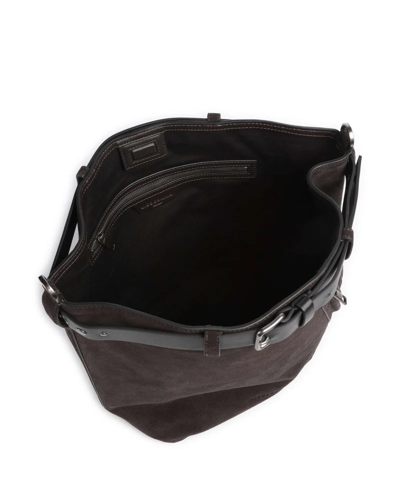 Liebeskind Zita Hydro Suede L Bucket bolso de mano deep soil