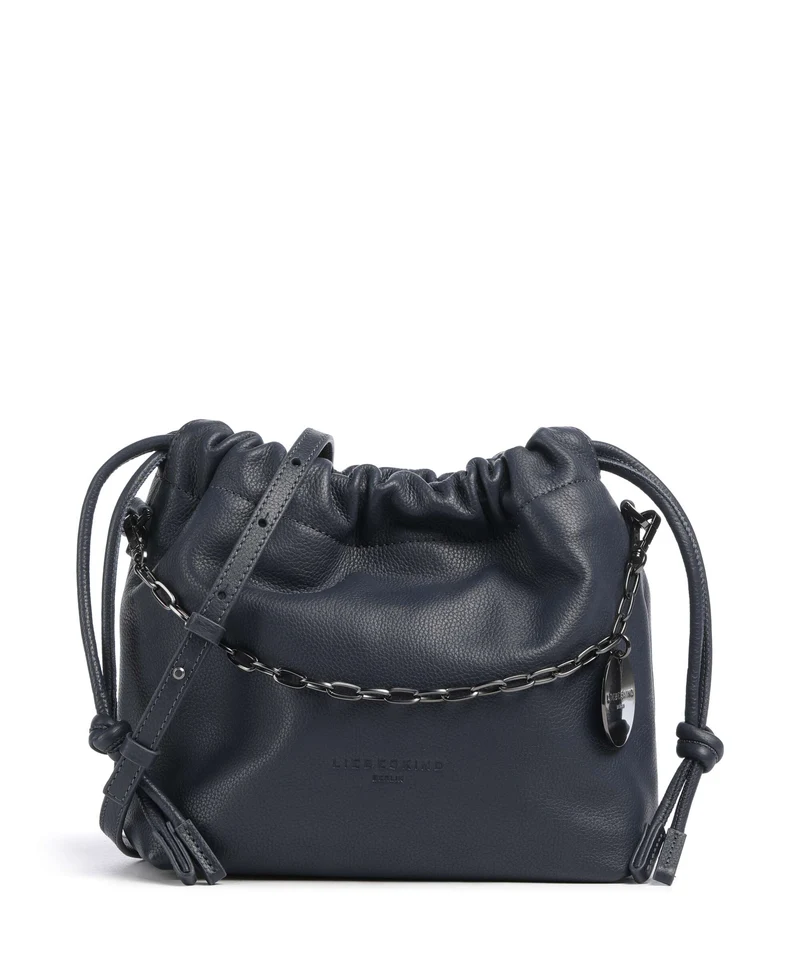 Liebeskind Lya II Small Pebble S Bucket bolso de mano peacoat