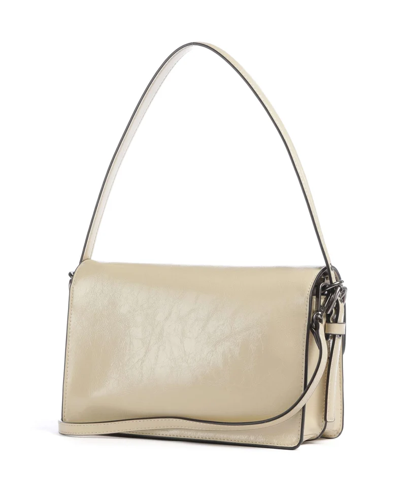 Liebeskind Audrey Recycled Lack Distressed S Bolso de hombro biscotti