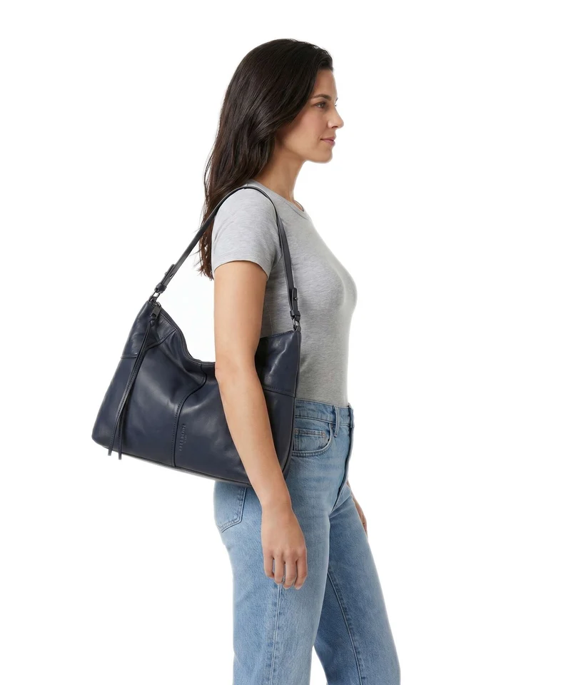 Liebeskind Mila Sheep Natural M Bolso de hobo peacoat