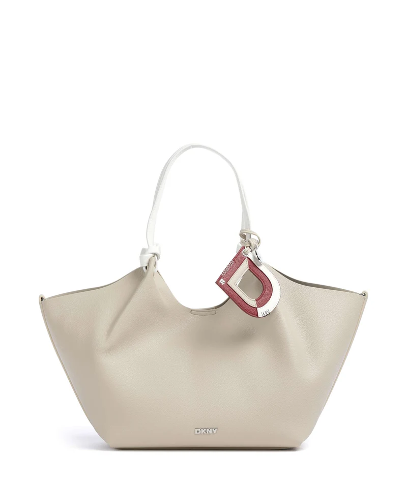 DKNY Paula Medium Bolsa shopping light taupe
