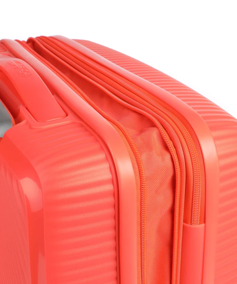 American Tourister Soundbox Maleta con 4 ruedas neon orange
