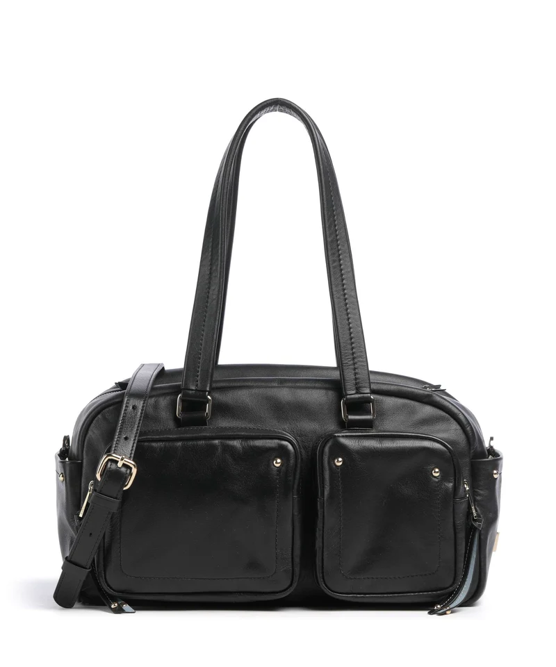 DuDu Bags Pocket Fanciful Bolso de hombro nero