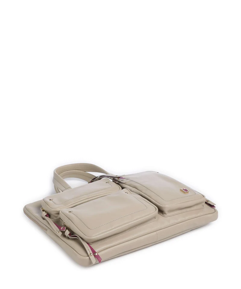 DuDu Bags Pocket Dots Bolso para portátil sand grey