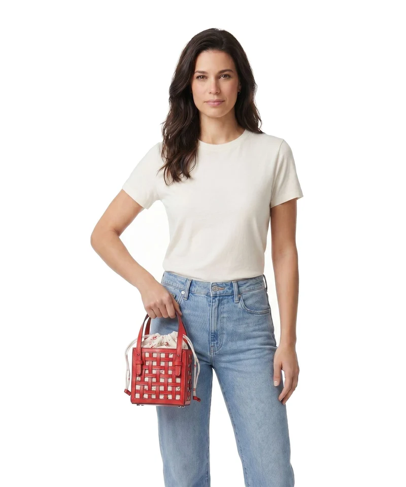 Kate Spade New York The Basket Bolso de mano heirloom tomato