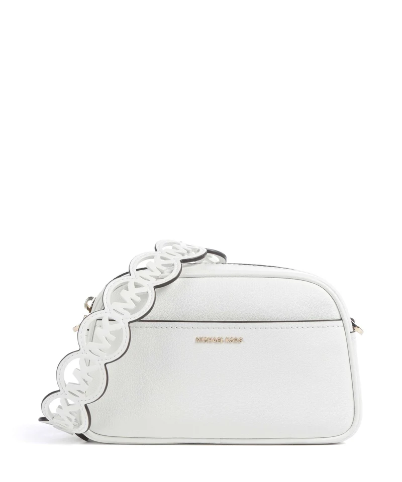 Michael Kors Jet Set Small Bandolera optic white