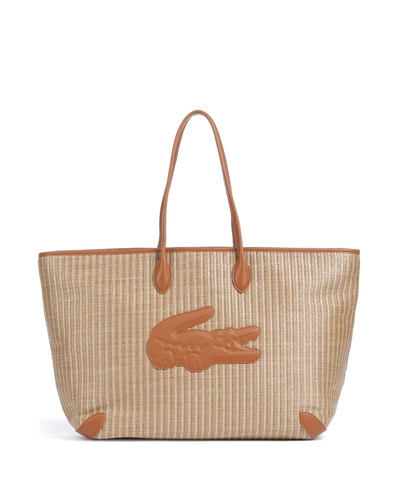 Lacoste Summer Pack Bolsa shopping natural/tan