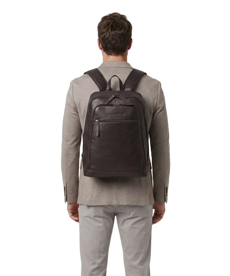 The Chesterfield Brand Wax Pull Up Cow Detroit Mochila brown