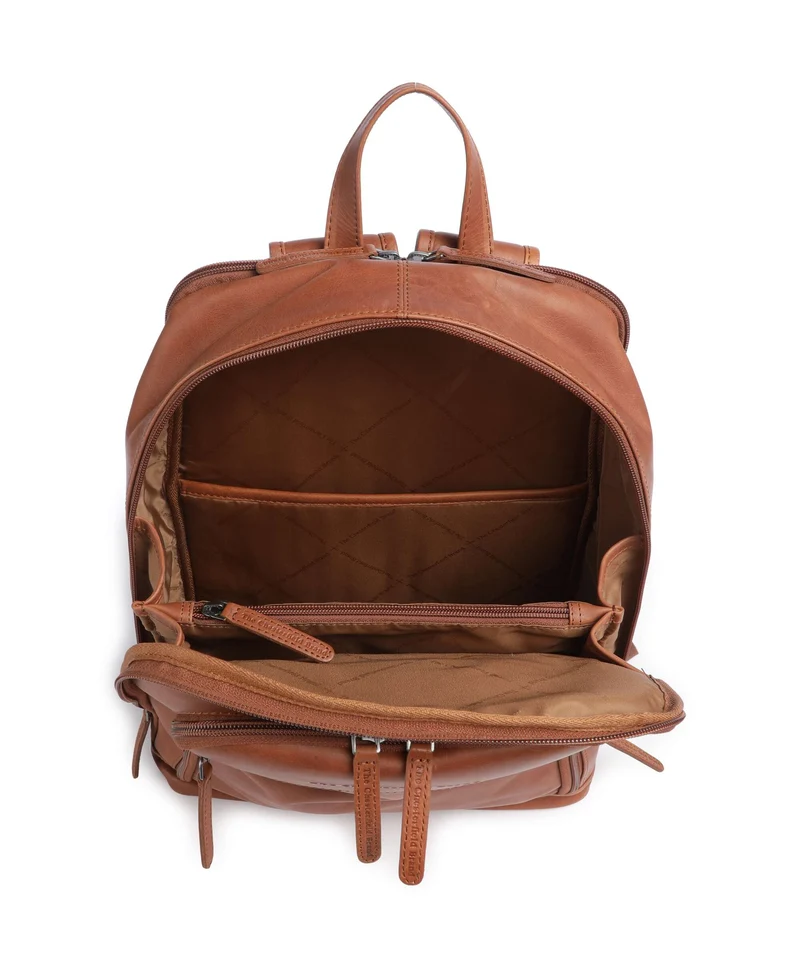 The Chesterfield Brand Wax Pull Up Cow Detroit Mochila cognac