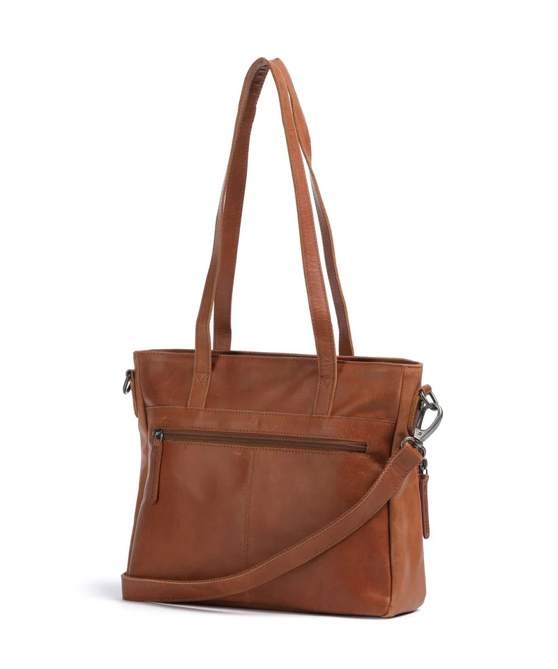 The Chesterfield Brand Wax Pull Up Cow Alicante Bolsa shopping cognac